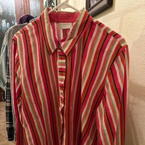 Liz Claiborne womens button shirt Sz 16